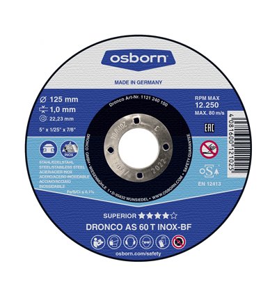 Disco dronco as60tinox plus 115x1 lata10 de dronco