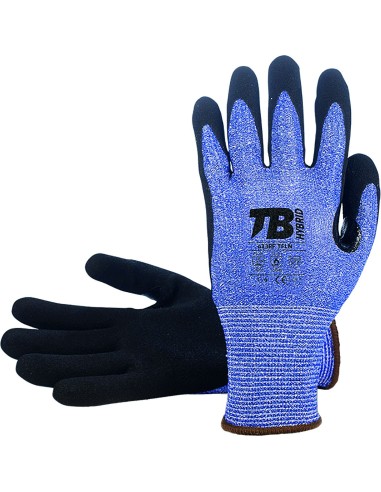 Guante nylon nitrilo 413rf tfln talla 7 azul de tomas bodero caja de 10 unidades