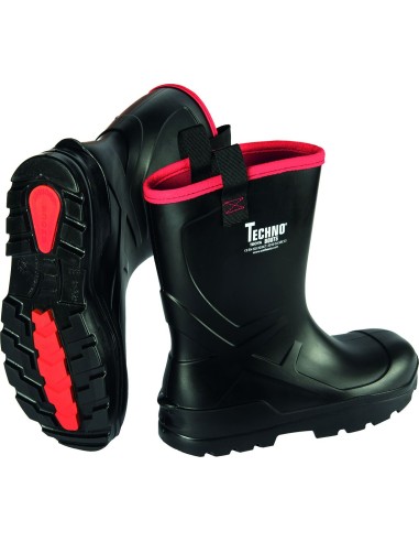 Bota troya rigger no epi pu talla 39 negro de techno boots