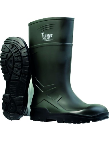 Bota troya no epi pu talla 38 verde/negro de techno boots