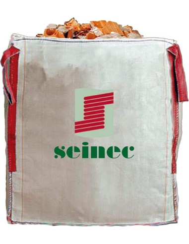 Saco big bag 90x90x100 1500kg blanco de seinec