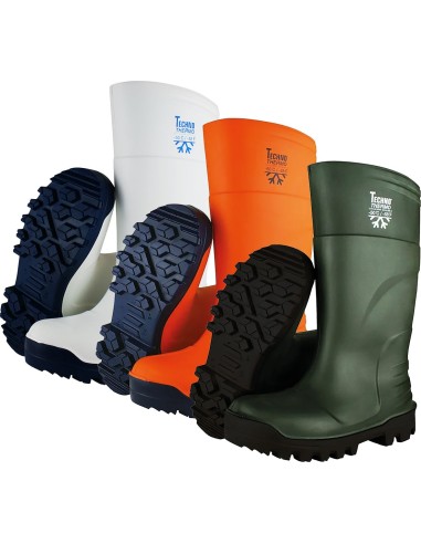 Bota thermo s5 pu -50º talla 41 blanco/azul de techno boots