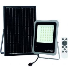 Proyector led 100w solar 620810 de ayerbe