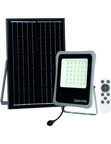 Proyector led 200w solar 620815 de ayerbe