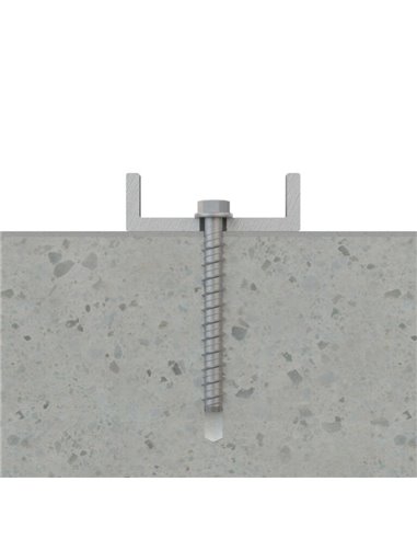 Anclaje tornillo directo hormigón tfe 08x080 de index caja de 25 unidades