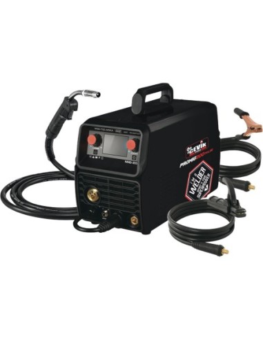 Equipo soldar inverter ce-promig200p 200a con accesorios de