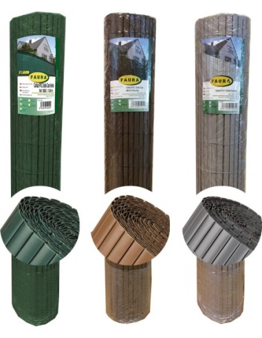 Cañizo pvc d/c 15131 marron 1,5x3m de faura