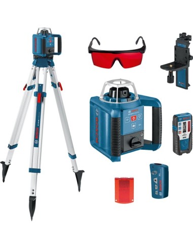 Nivel laser rotativo grl300hv set de bosch construccion / industria