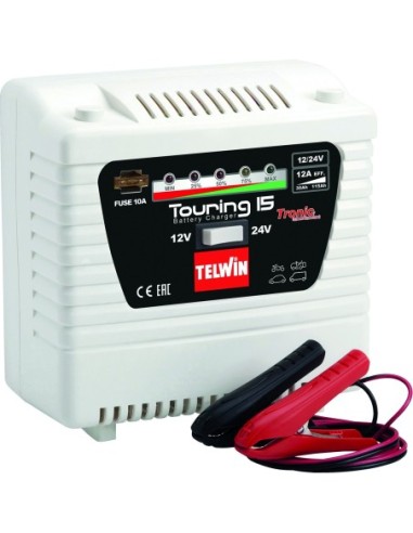 Cargador baterias touring 15 12/24v de telwin