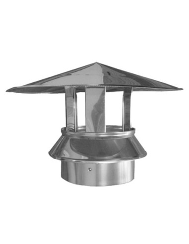 Sombrerete dp inox 304 c/abraz.30x125mm de dinak