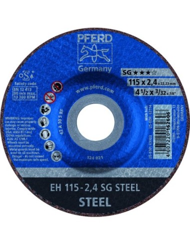 Disco corte eh a24s-230x2,9 sg de pferd-rüggeberg caja de 25 unidades