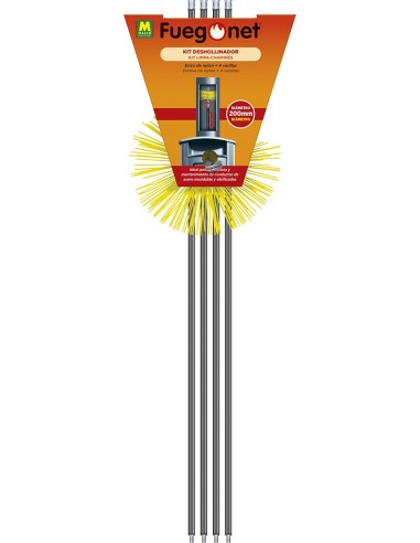 Kit deshollinador nylon ø150 231591 de fuego net