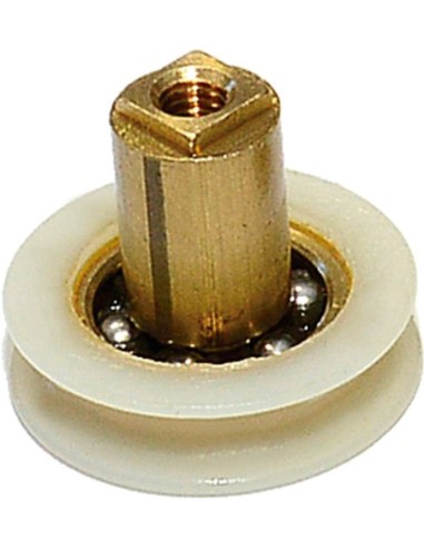 Rodamiento mampara tubo rd02 24mm blanco de micel caja de 12 unidades
