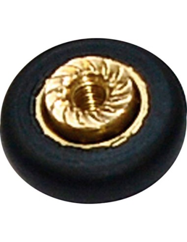 Rodamiento mampara rd01 16mm negro de micel caja de 25 unidades