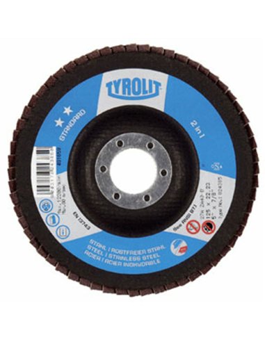 Disco lamina zirconi g40-115x22 34704771 de tyrolit caja de 10 unidades