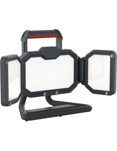 Proyector led bateria 3 cabezales 3400 lumenes de xanlite