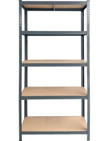 Kit 5 estanteria stabil 175 180x90x40 gris de ar