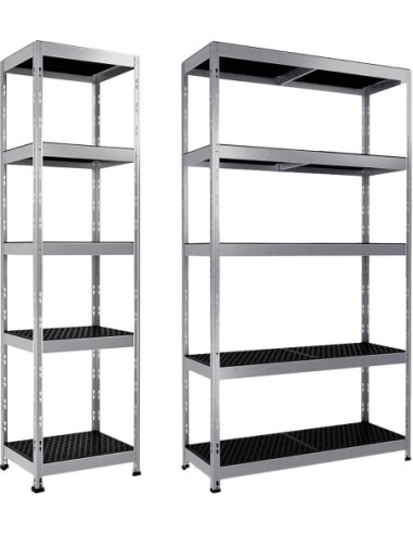 Kit 5 estanteria rivet exterior 180x50x38 de ar