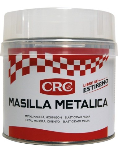 Masilla reparadora metalica 250ml de c.r.c. caja de 6 unidades