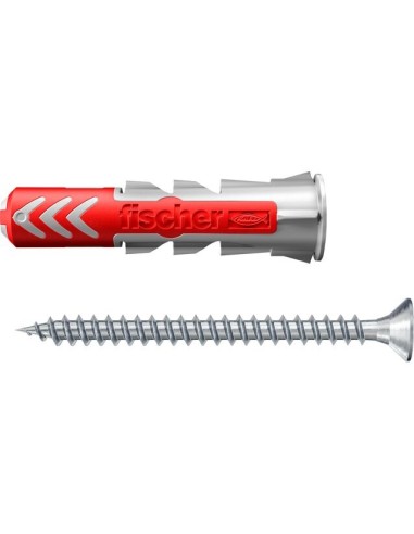 Taco duopower con tornillo 06x030 mm s de fischer caja de 50 unidades
