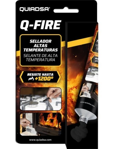 Sellador epoxi quiadsa q-fire 100grs de quiadsa caja de 12 unidades