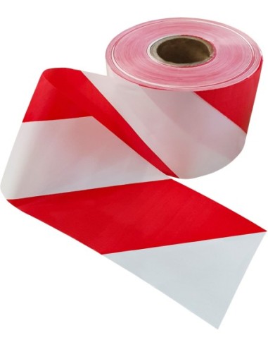 Cinta señalización 109-250 10mx200mm rojo/blanco de jg señalizacion