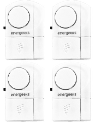 Pack 4 alarmas puerta/ventana eg-al006 de energeeks