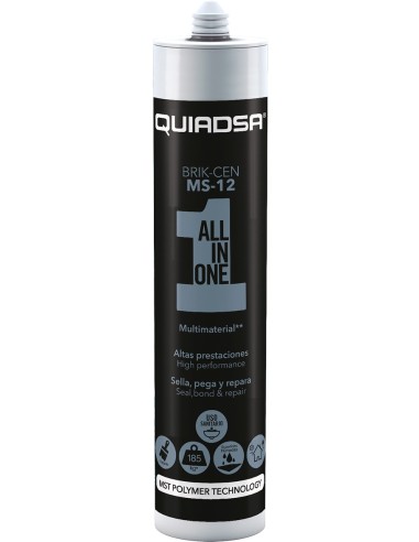 Polimero ad brik-cen ms-12 290ml blanco de quiadsa caja de 12 unidades