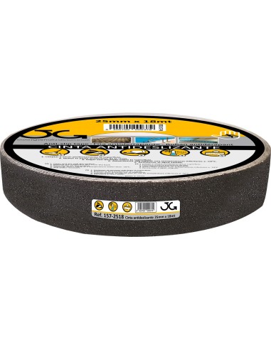 Cinta antideslizante 157 25mmx18m negra de jg señalizacion