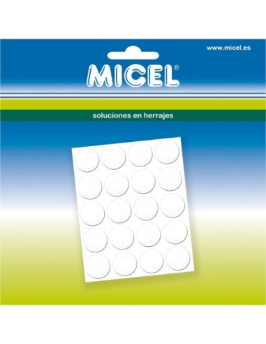 Tapon adh tpn01 13mm textil beige (20 u) de micel caja de 10 unidades