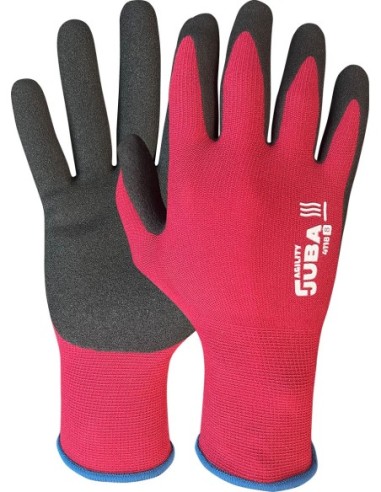 Guante agility rioja h4118 talla 09 granate de juba caja de 12 unidades