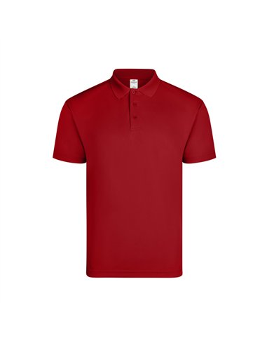 Polo unisex manga corta rojo talla s clickfer de clickfer