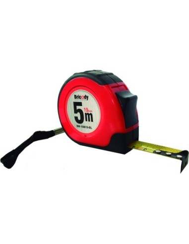 Flexometro gmx-519 goma 5mx19mm con freno de codiven caja de 12 unidades