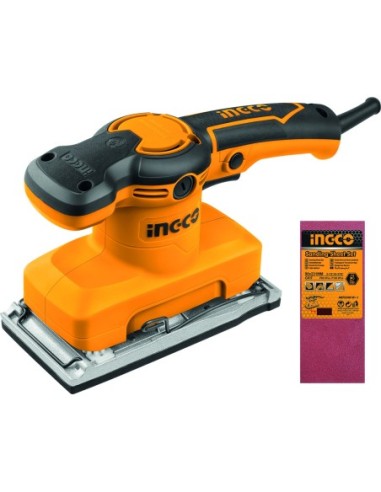Lijadora orbital fs3216 320w 90x180mm de ingco